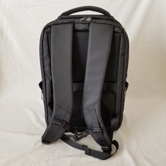 NWT! Fenruien Expandable Waterproof Laptop Backpack w/USB Cord & Luggage Strap - Picture 13 of 15